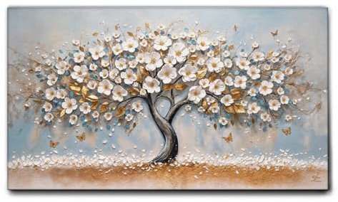 Giallobus - Gemälde - 08 - Baum der Gelassenheit - Leinwand mit Standardrahmen - 100x60 - Bereit zum Aufhängen - Moderne Gemälde