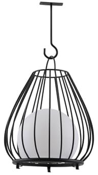 Lindby LED Solarleuchte außen Kelda dimmbar (spritzwassergeschützt (Modern) in Schwarz aus Aluminium (1 flammig,) - Solarlampe Garten