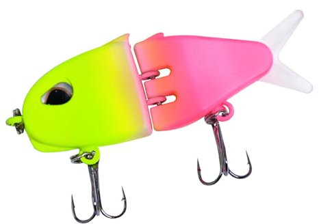 Zqxnt 3D Künstliche Fischerei Köder Swimbait Wobbler Mehrere Abschnitte Fischerei Köder Salzwasserfischerei Köder Wobblers