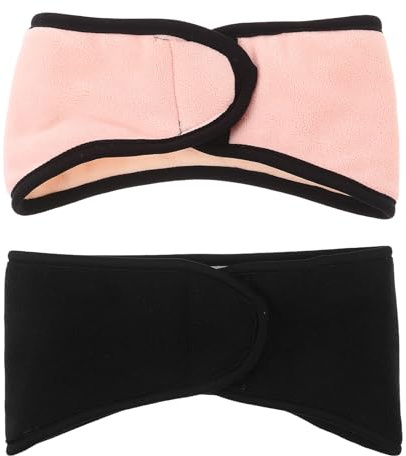 Warmhm 2stücke Schlafmaske und Ohrenschützer Verstellbar für Komfort Warme Fleece-ohrenschützer Geräuschdämpfend für Erholsamen Schlaf Geeignet für Reisen und Zuhause