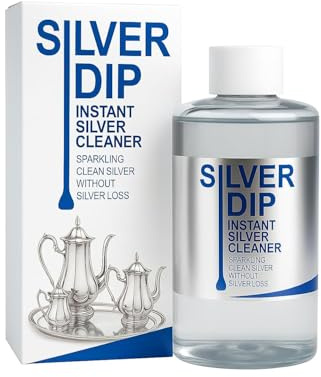 Exclusive Global Silver Dip Cleaner for Jewelry, Pooja & Home Use | Instant Silver Cleaning Solution & Polish | Pitambari-Type Shine Formula (300ml)