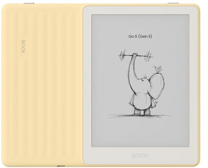 BOOX Go 6 Gen II E Ink Tablet with Front Light Support Active Stylus InkSense 300PPI 3GB 32GB (Custard)
