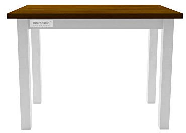 Magnetic Mobel Esstisch Küchentisch Tisch Kiefer massiv Restaurant eckige Tischplatte (60x90, Nussbaum)