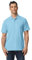 Gildan Softstyle men's short-sleeved double pique polo shirt., light blue, 3XL