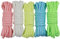 UOOOM 5er Paracord Set 4mm Seile Schnüre 9 Strand Luminous Glow in The Dark Paracord Parachute Cord DIY Handgemachte Webart für Armbänder Schlüsselanhänger Anhänger (Glow in The Dark)