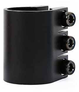 Two Bare Feet TBF Pro Series Scooter Quad & Tri Clamps // Fit TBF Slamm Razor MGP Grit JD Bug (Black (Tri Clamp))