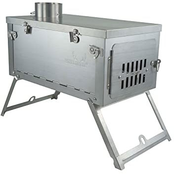 Winnerwell Fastfold PLUS Titanium Nested Pipe L-sized Camping Stove