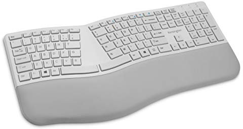Kensington Teclado inalámbrico Pro Fit Ergo (K75402US): Ergo Wireless Keyboard (Gris)