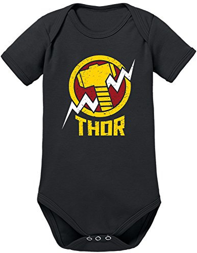 TShirt-People Avengers Thor Baby Body 62 Schwarz