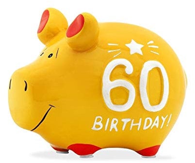 KCG Best of Sparschwein -Markenschwein - Kleinschwein Geburtstag 60 Jahreszahl