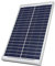 TEMPO DI SALDI Panel solar fotovoltaico monocristalino de 20 W 21 V con pinzas de sujeción