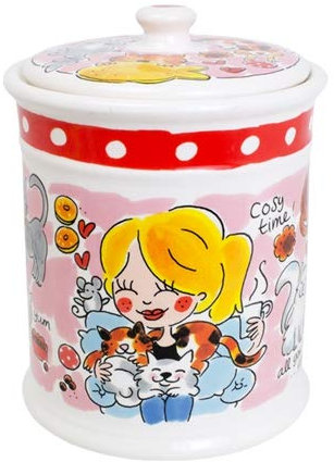 Blond Amsterdam Vorratsdose Katze – Keramik – rosa