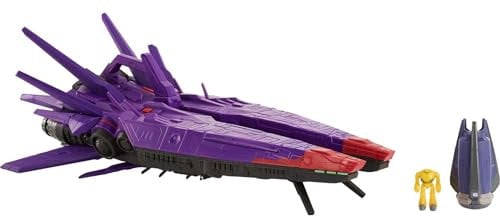 Disney Pixar Lightyear Hyperspeed Series Zurg Mothership 24 Inch Long Spacecraft with Authentic Detail, Mini Zyclops Figure, Toy Gift for Age 3+