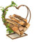 Kaminholzregal Innen Metall Herz Kaminholzständer 2013221 M 53 cm Holzkorb Kaminholzhalter Holzregal Feuerholzhalter Deko