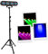 BoomTone DJ D-Tiene Jeu de lumières multicolore Disco Club DJ, 28 LED RGB de 1W, Dimmer, Kit complet avec support. Réglable en hauteur. Programmes automatiques, détection sonore, télécommande fournie.