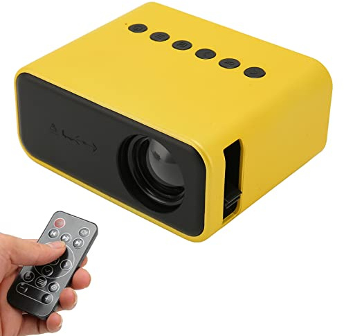 ASHATA Mini Projecteur, 2023 Nouveau Projecteur Portable 1080P pour Dessin animé, pour Enfants, Projecteur de Film Extérieur Petit Projecteur de Téléphone Domestique pour