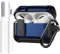 OTOPO Airpods Pro 2 Case Cover With Lock and Cleaning Kit, Protective Shockproof Rugged Shell for Air Pods Pro 2nd/1st Charging Case, Black/Blue