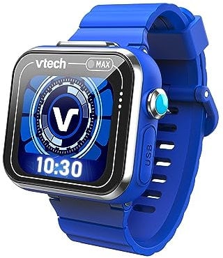 VTech KidiZoom Smart Watch Max, Uhr für Kinder mit Spielen, Dual-Kamera für Fotos & Selfies, 8 Spiele, Schrittzähler, Farbbildschirm, lustige Effekte & mehr, für Säuglinge im Alter von 4 5 6 7 +