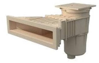 FLUIDRA Skimmers para Piscinas de la Marca Modelo Skimmer 17,5L NORM PISC. HORM Boca Standard Tapa Cuadrada