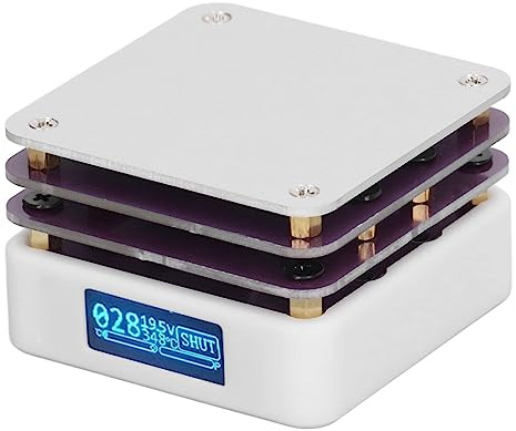 Mini Heizplatte Löten, Heizplatten Elektrisch mit OLED Display PCB Heizung Vorwärmen Löten Vorwärmstation SMD Schweißer Heizplatte für Reparaturen PD65W 20V