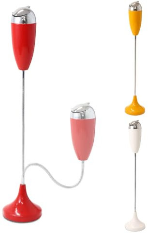 Japard Standaschenbecher für den Außenbereich – rauchfrei, winddicht mit Deckel, verstellbare Höhe 43,2–73,7 cm, Edelstahl, für den Innenbereich, für Zuhause, Büro, Garten, Terrasse, Empfang (rot)