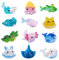 12 Stück Mini Figuren Ozean, Harz Miniatur Meerestiere, Realistische Harz Mini Meerestiere Figuren, Winzige Ozean Tiere Bulk für DIY Fischtank Puppenhaus Feengarten Mikro Landschafts Dekoration (A)