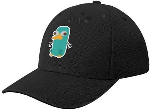 Unisex und modisch Perry das Schnabeltier Cartoon Zeichnung Baseball Cap Solar Hut Im Hut Herren Baseball Damen Sport Outdoor-Geschenke