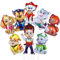 Hund Geburtstagsdeko Jungen Mädchen Luftballons- Paw Kindergeburtstag Deko Folienballon Happy Birthday Patrol Geburtstag Balloon Partyzubehör für Kinder Paw Theme Party Hintergrunden Supplies Deko