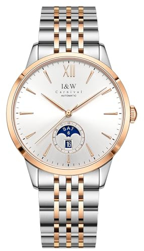 TEINTOP I&W Automatik Uhr Herren Mechanische Uhren Japanische Bewegung Armbanduhren