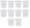 for HPLIVE Pack of 10 Transparent Orchid Pots with Drainage Holes, Plastic Plant Pots, Breathable Transplanting Pots, Flower Pots (4 Inches)
