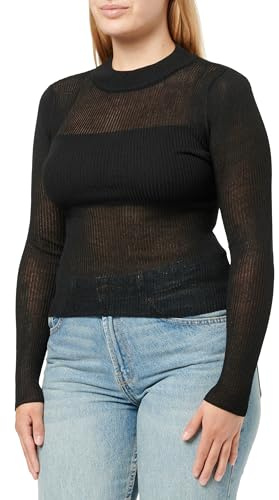 Hugo Women's Slumy_b Knitted_Sweater, 001black, M