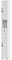 VECELO Bathroom Tall Cabinet, Slim Storage Unit with a Drawer, 2 Handle Cupboard Doors, 4 Internal & 1 Open Adjustable Shelves for Hallway, Living Room, Kitchen