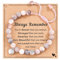DHWEKU bracciale pandora bambina Bracciale Rosa Bracciale di Perline bracciale bambina, Braccialetto per Bambina,gioielli bambina Gioielli Regalo di Compleanno per Ragazze