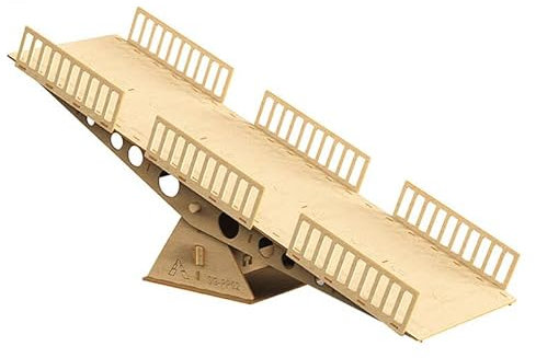 Fastrax Wood Board Climbing Seesaw Obstacle 185x600x262mm