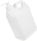 Healeved Distributeur De Liquide Pression Avec Bouchon Anti-scellage Pour Shampoing Lotion Et Autres Bouteille Blanc