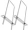 GARVALON 2pcs Heavy Duty Galvanized Carbon Steel u Bolt Pipe Clamp Extended Fastener for Automotive Exhaust Furniture and Boat Applications Quick Installation Improved Strength Versatile