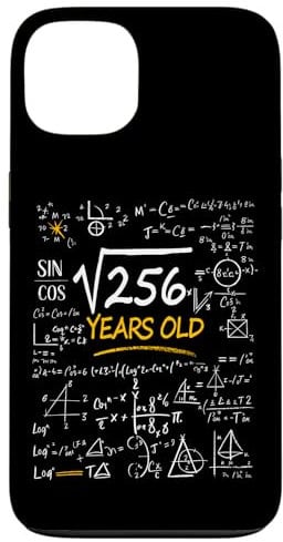 Raíz Cuadrada Root Of 256 16 Years Old 16th Birthday Carcasa para iPhone 13