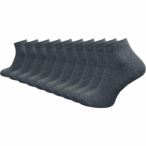 GAWILO Damen Quarter Socken aus 100% reiner Baumwolle (6 Paar | 10 Paar) | Füßlinge ohne drückende Naht über den Zehen