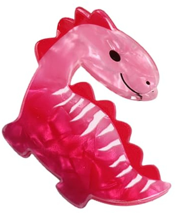 Dinosaurier-Haarspangen für Mädchen,Dinosaurier-Haarspangen | Niedliche Dinosaurier-Haarspange für Mädchen|Acryl kreative stilvolle trendige für Kleinkinder, Kinder. Jeder Haartyp und Sti