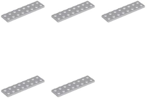 LEGO Plate 2 x 8, Part 3034 (Light Bluish Gray, 2, count)