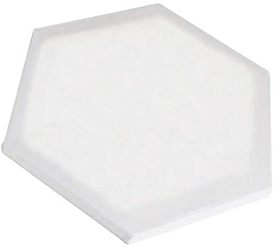 N/A - Lienzo hexagonal en blanco para pintura acrílica al óleo, 20 cm