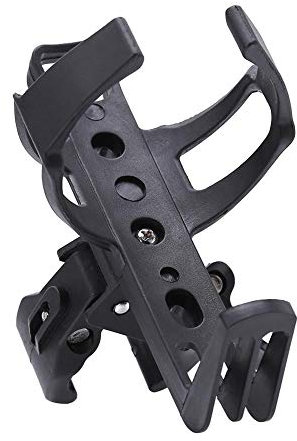 Porte-Bidon Vélo, Support Porte Bouteille Bidon pour Vélo, Porte-gobelet Universel pour vélo, Support de Bouteille de vélo Rotatif à 360 degrés sans vis pour vélo(Noir)