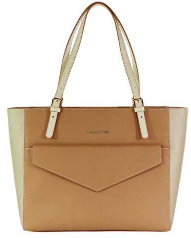 Lancaster Saffiano Signature Tote Bag Nude