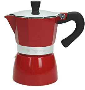 Tognana Coffee Star Red Caffettiera Moka 6 tazze