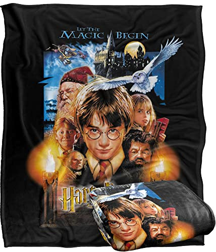 Harry Potter Silky Touch Superweiche Kuscheldecke 152 x 127 cm