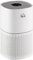 HOMCOM Purificateur d'air HEPA, Ioniseur, CADR 225m³/h mode de veille silencieux 50W minuterie 4 vitesses - dim. 22L x 22l x 36H cm - blanc