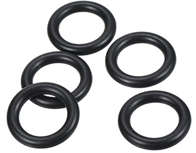 PATIKIL 25 Stück Dichtungsringe O-Ringe Gummidichtung 28mm AD 20mm ID 4mm Dicke Nitrilgummi Unterlegscheibe Dichtungssatz Gummischeiben für Auto Klimaanlage Wasserhahn Rohr Schwarz