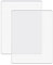 2 Stück/1 Paar Standard-Schneidepads für Stanzmaschine; transparente Polycarbonat-Kunststoff-Schneideplatten, Schneidpads, Stanzplatten, 22,5 x 15,5 x 0,3 cm