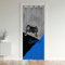 Loussiesd Gamer Door Curtain for Doorway Privacy Gaming Closet Door Cover Curtain for Bedroom Living Room Game Room Decor Blue Black Room Divider Curtain Cover 132x203cm 1 Panel