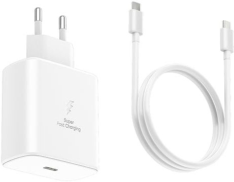 Adaptador europeo de viaje de 45 W para Samsung Galaxy S24 S23 S22 S21 Ultra Plus iPhone MacBook iPad UE Internacional adaptador de corriente USB C cargador de pared PD PPS Italia España euro